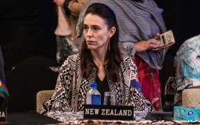 Jacinda Ardern at opening of PIF 2022