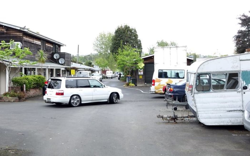 The Western Park Village caravan park in west Auckland.