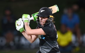 White Ferns batter Amy Satterthwaite.
