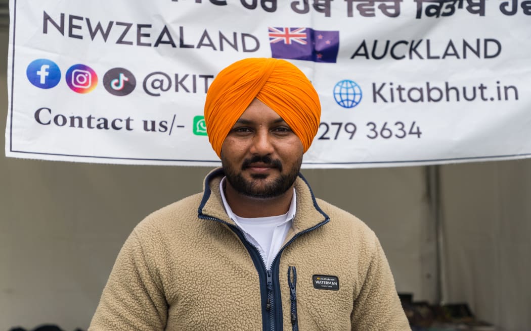 Jaspreet Singh operates Kitab Hut that promotes Punjabi books in New Zealand.