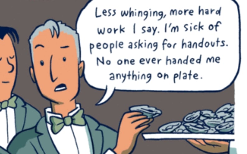 From Toby Morris's Pencilsword on the theme of inequality