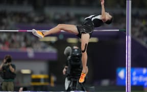 Hamish Kerr at the Athletics World Champs.