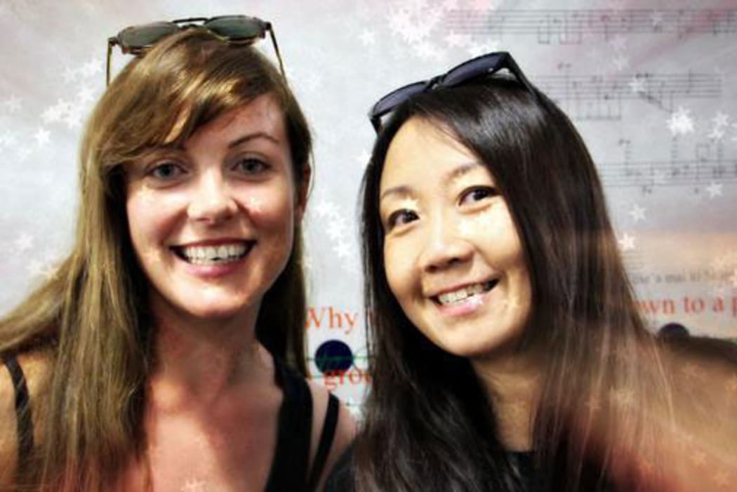 Emma Smith and Naoko Yamano/ Photo by Dru Faulkner, embellishments by Emma.