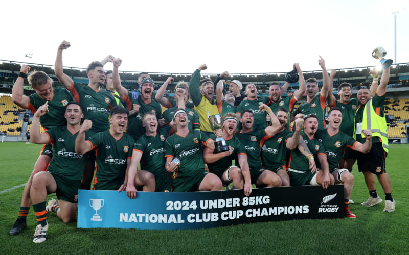 Watch: Pakuranga win thrilling U85kg National Club Cup rugby final | RNZ