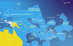 Map of the Pacific