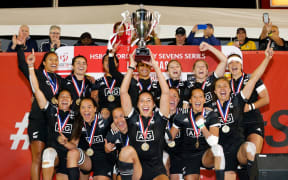 New Zealand women's sevens team wins Las Vegas tournament 2017.