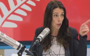 Jacinda Ardern confronts Mark Richardson on the AM Show.