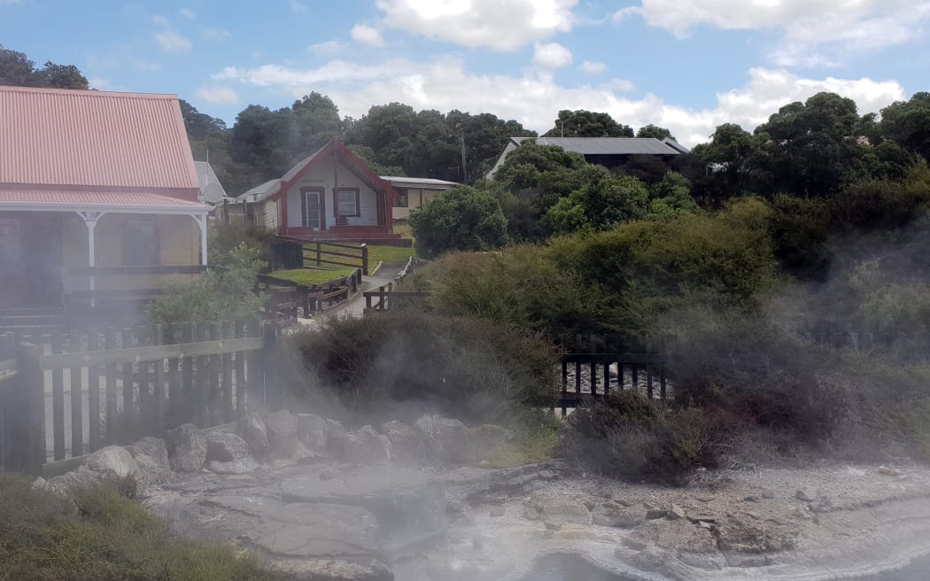 Whakarewarewa - The Living Maori Village.