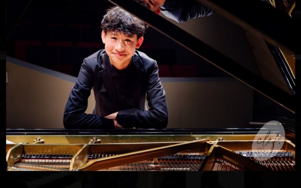 Shan Liu, winner of the 2023 Lewis Eady National Junior Piano Competition