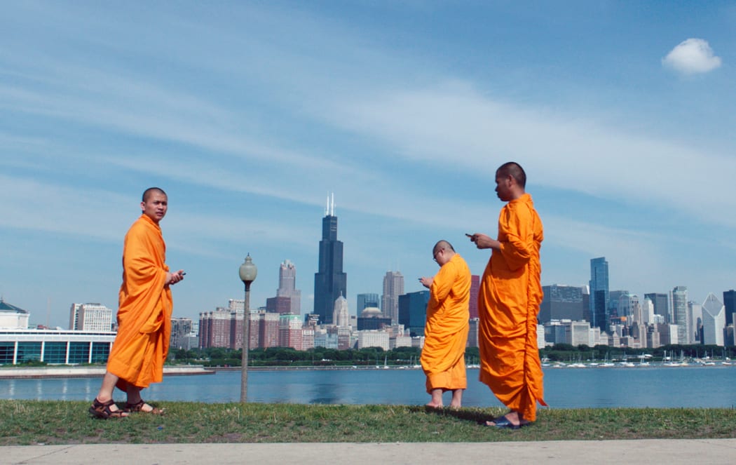 Digital native monks in Chicago in Werner Herzog’s Lo and Behold.