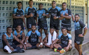 Drua players relax after another tough training session