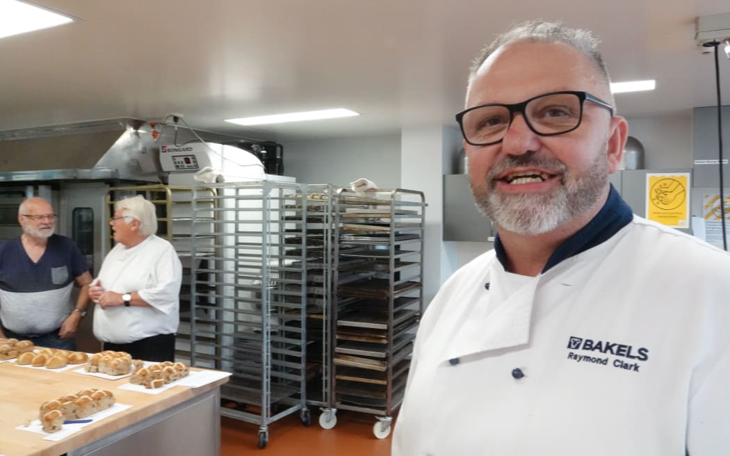 Raymond Clark, hot cross bun national competition judge
