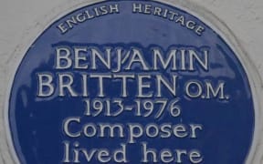Britten plaque