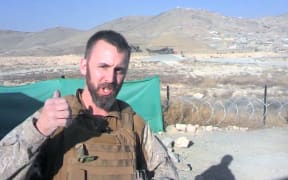 A NZ soldier serving in Afghanistan during Christmas.