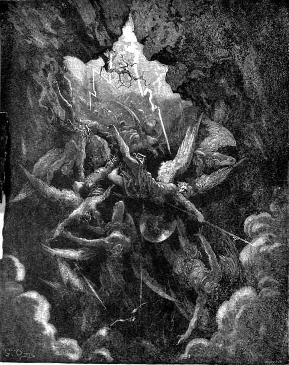 Gustave Doré illustration for Milton's "Paradise Lost"