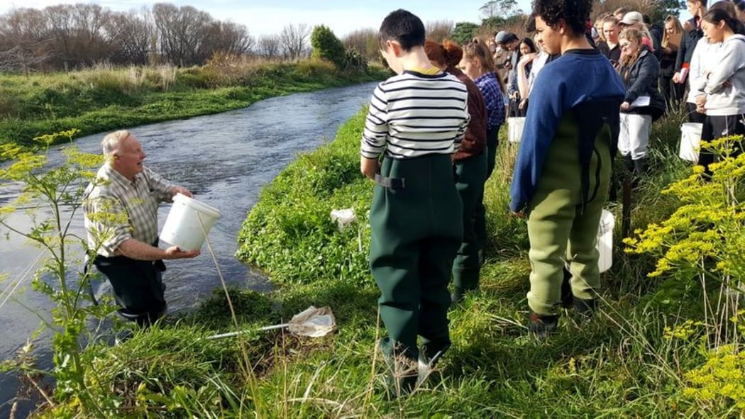 Waterwatch Trust educator Kelvin Nicolle