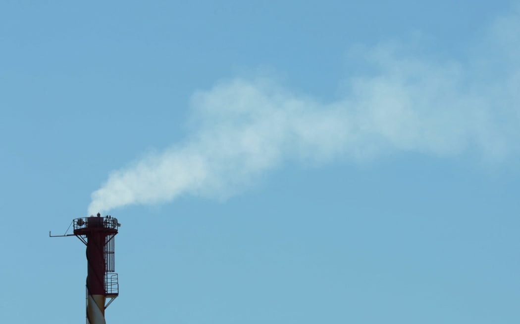 Smoke emitting into the sky