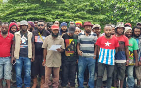 Executive members of the West Papua National Committee (KNPB) at their second congress, Jayapura, October 2018.