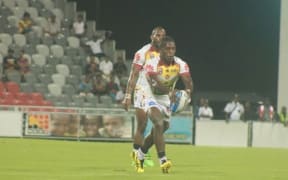 PNG Hunters halfback Watson Boas.