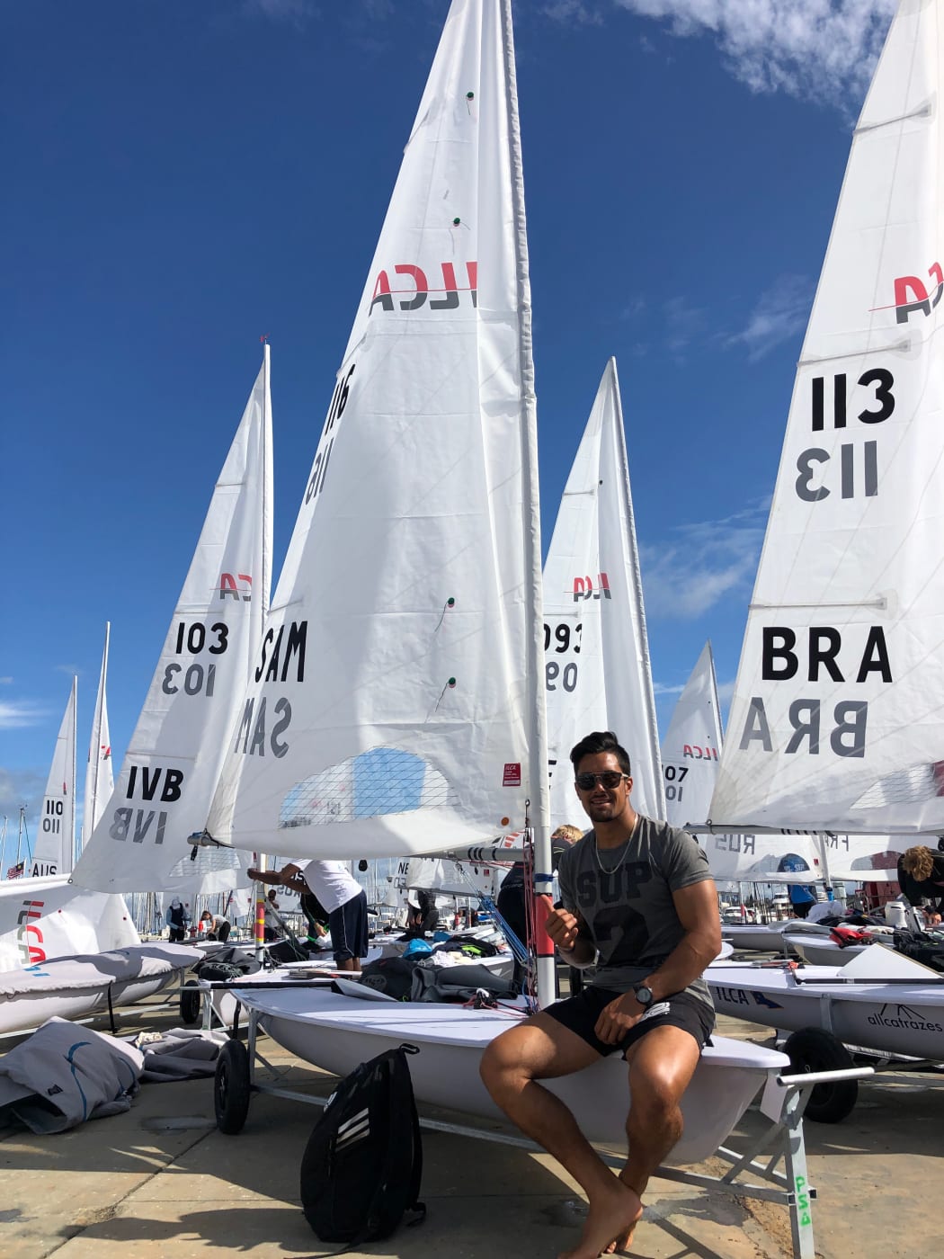 Samoan sailor Eroni Leilua.