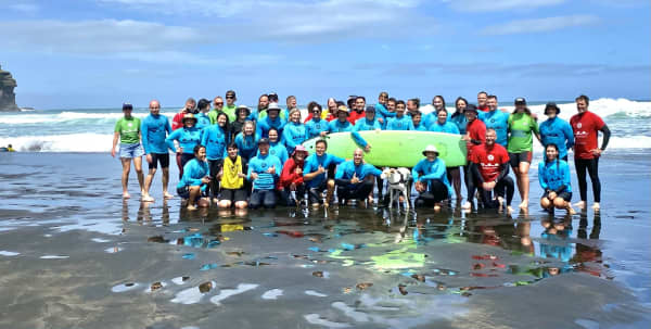 Disabled Surfers Association 'have a go' day at Piha.