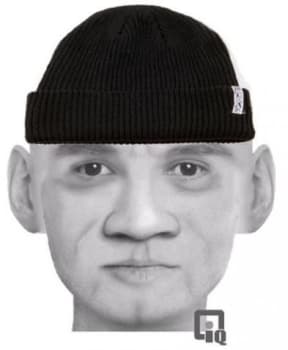An identikit image of the man police are seeking in relation to six assault cases.