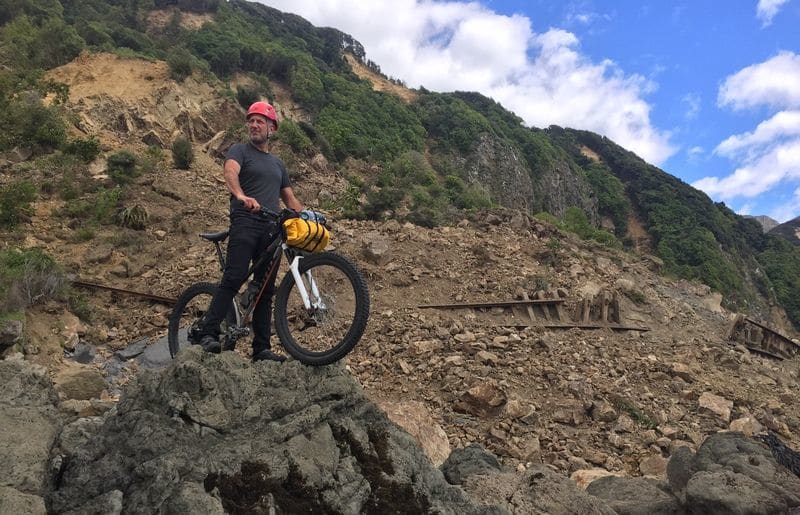 Simon Morton at Okiwi Bay