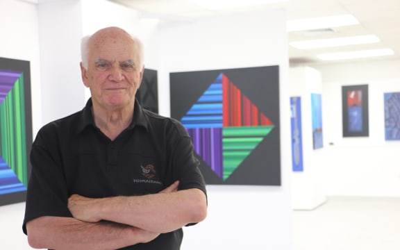 Dr Sandy Adsett at Tomairangi, the Māori Visual School at the Hastings campus of Te Wānanga o Aotearoa.