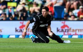 Black Caps spinner Mitchell Santner.