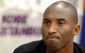 ISTANBUL, TURKEY - (ARCHIVE): A file photo dated on October 26, 2011 shows NBA legend Kobe Bryant attends an interview in Istanbul, Turkey.
