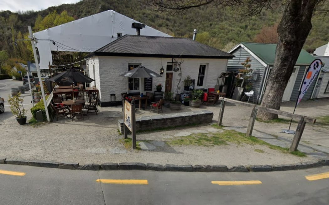 The attack took place outside the Fork and Tap pub in Arrowtown.