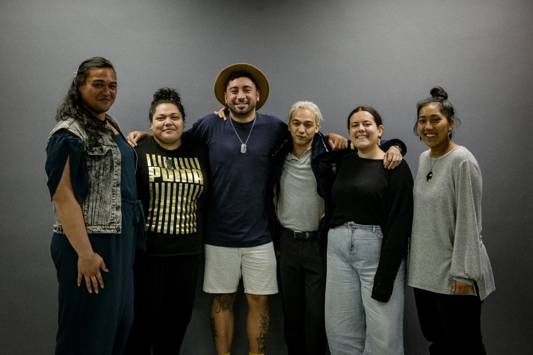 CNZ Pasifika Internship recipients 2019 (L-R) Daedae Tekorongo-Waka, Amberley Aumua, Serval Fandango, Joshua Iosefa, Gloriana Meyers, and Zandra Ah Jay-Maepu.