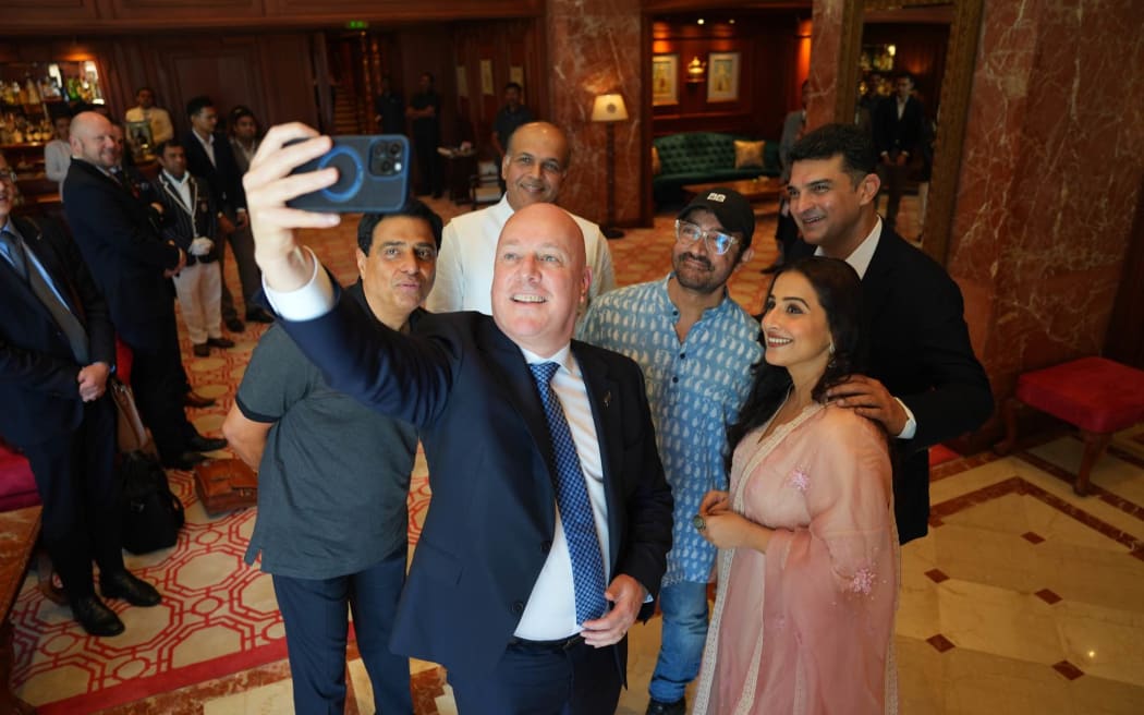 Christopher Luxon meets Bollywood stars