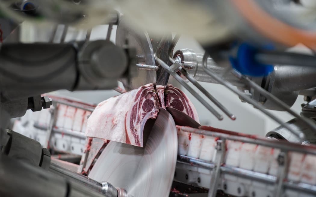 Some of Scott Technology's meat processing equipment.