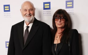 Director Rob Reiner and his wife Michele Singer Reiner attend the Human Rights Campaign's 2025 LA Dinner at the Fairmont Century Plaza in Los Angeles.