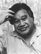 Esteemed poet Hone Tuwhare c 1985
