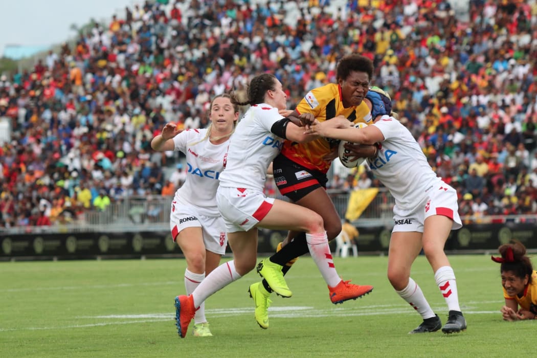 PNG defeated England 20-16 in Port Moresby.