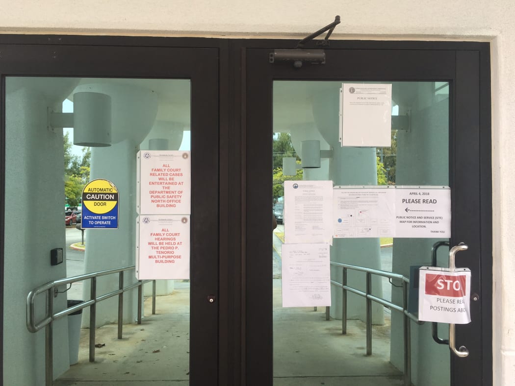 The CNMI court building closed by mould
