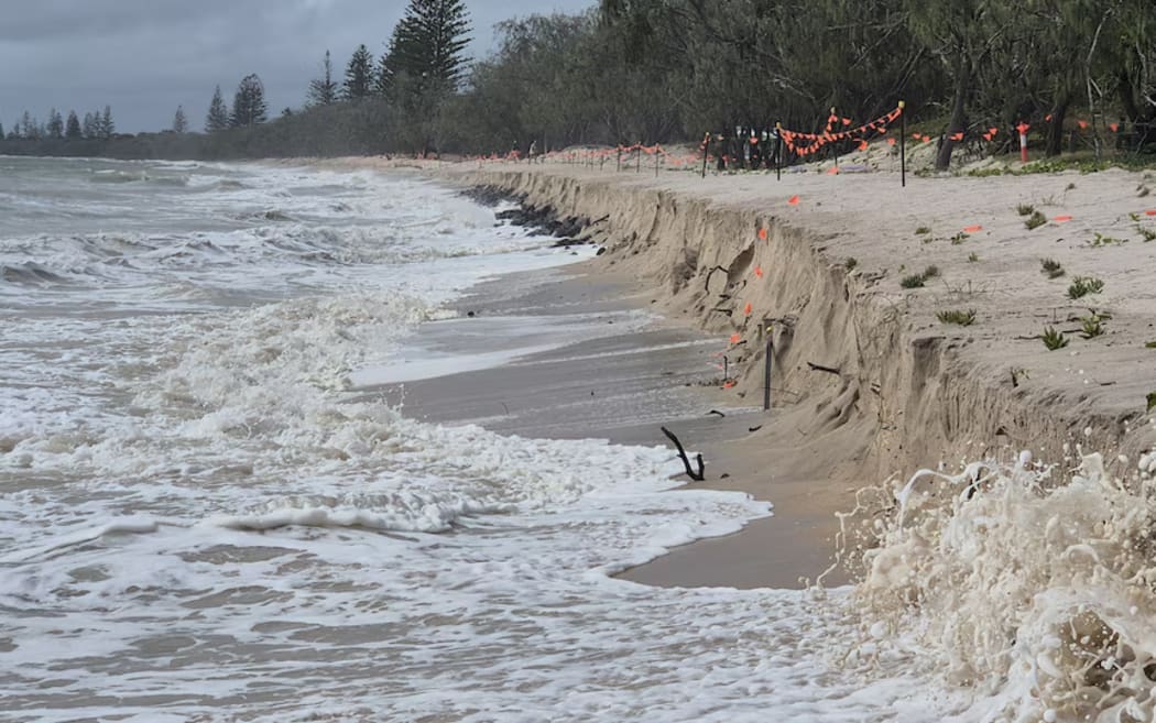 Locals say they're devastated to see the erosion at Woodgate.