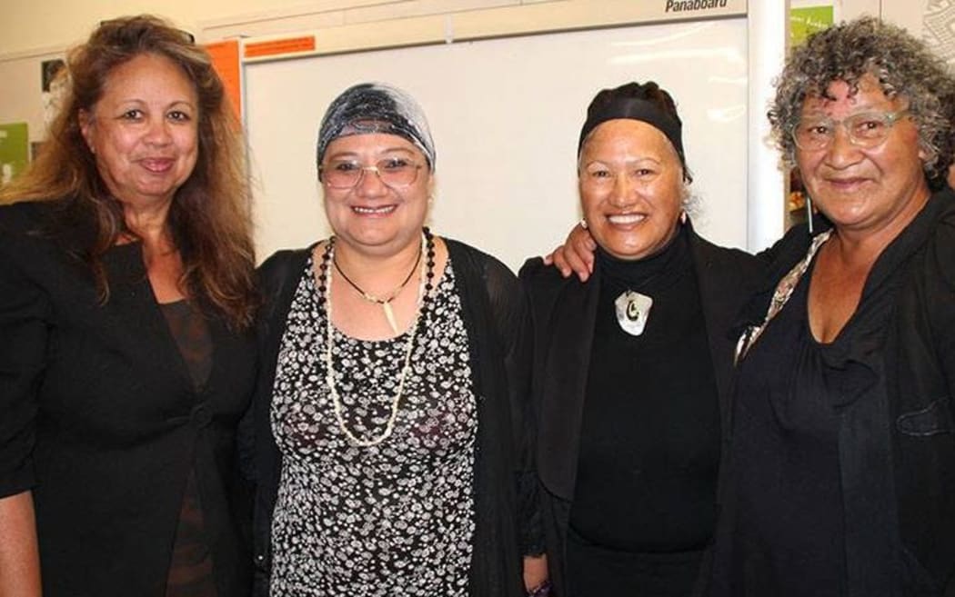 Polynesian Panthers Party sisters including Dr Melani Anae (Left) and Miriama Rauhihi Ness (centre).