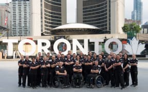 The NZ Defence Force Invictus Games team in Toronto.