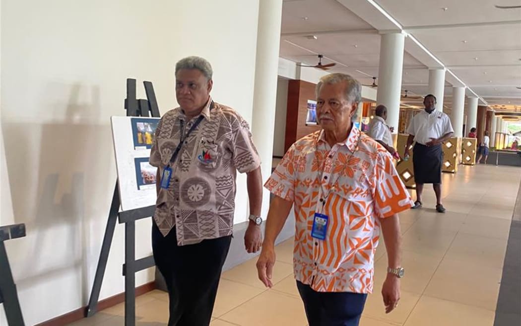 PIF Secretary General Henry Puna at the 2023 Special Leaders Retreat in Fiji.
