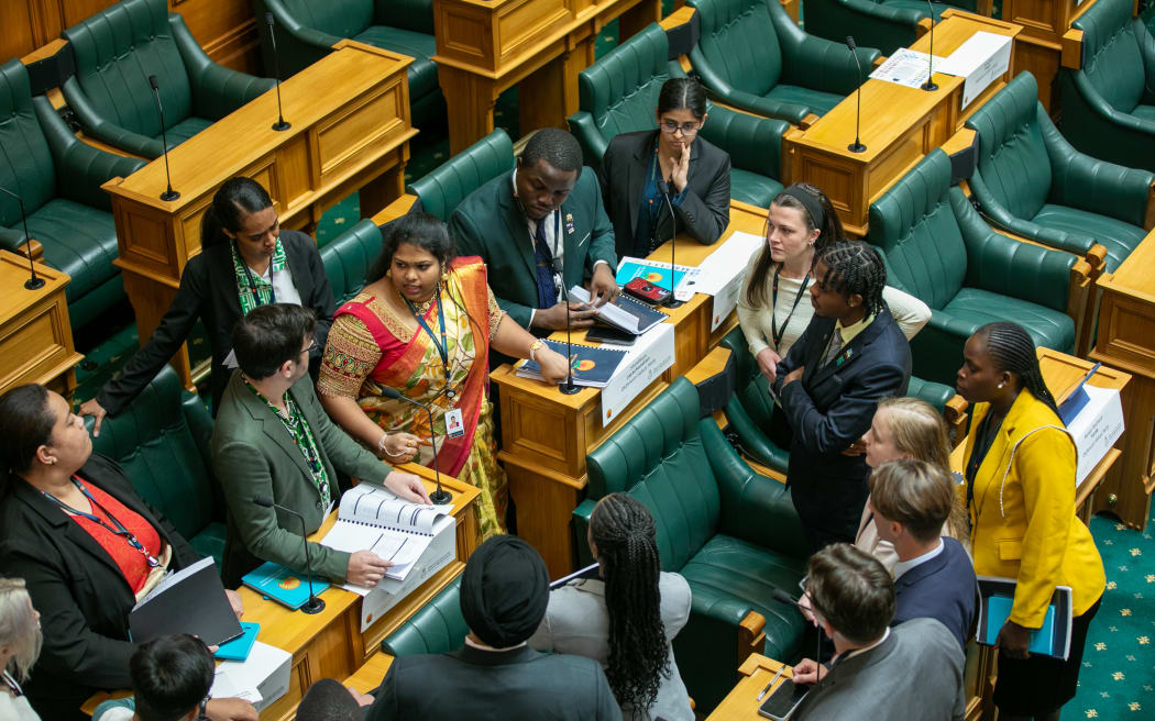 CYP delegates gather in the chamber to discuss tactics