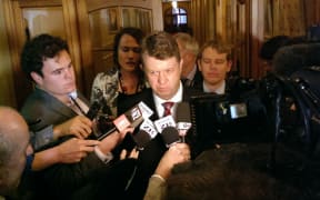 David Cunliffe after the seven-hour caucus meeting.