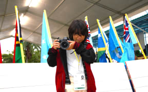 10-year-old photographer, Yoshi.