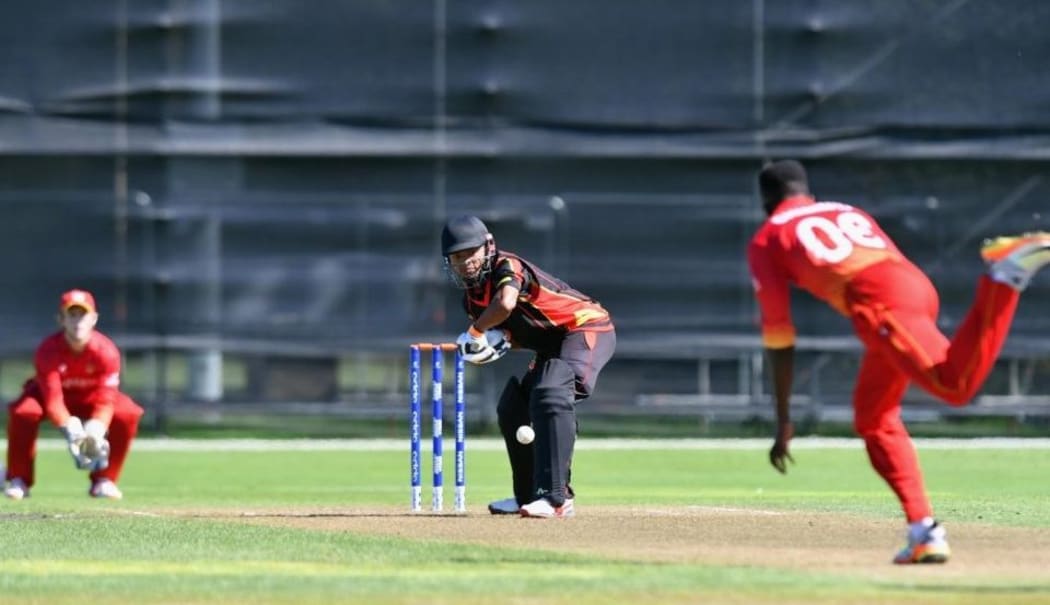 PNG lost to Zimbabwe by 10 wickets