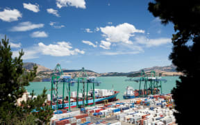 Lyttelton Port's Cashin Quay Two is being rebuilt in stages.