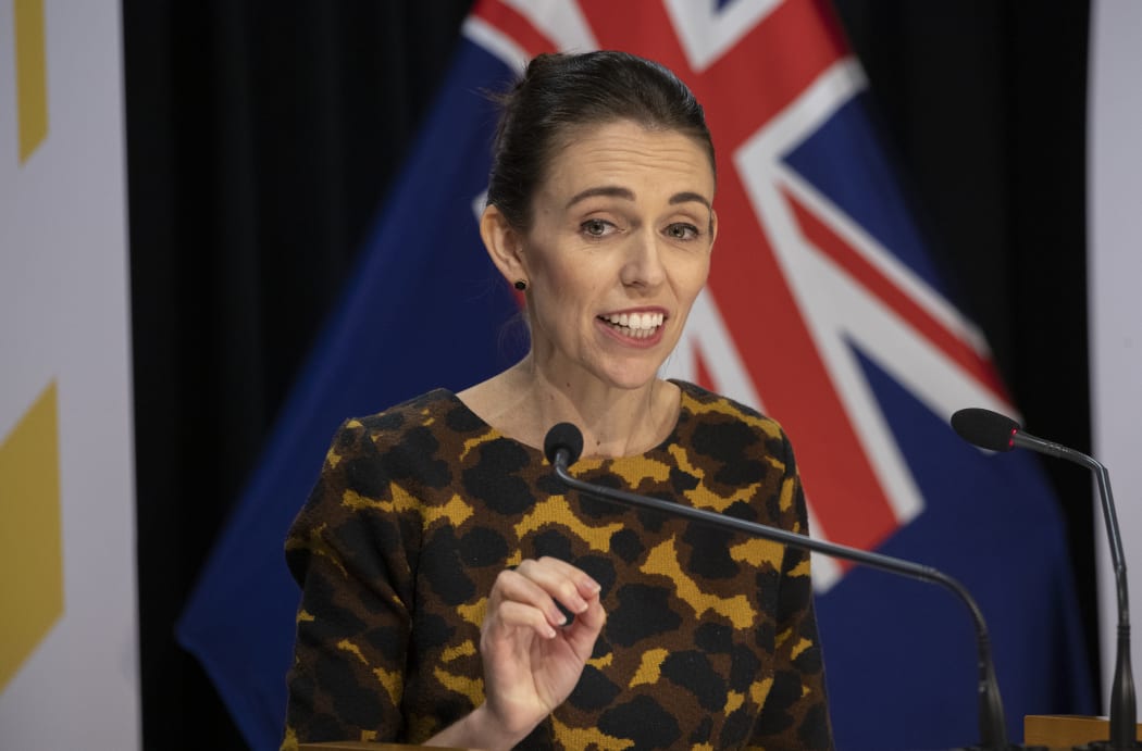 Prime Minister Jacinda Ardern during the Covid-19 media conference on 7 May, 2020.