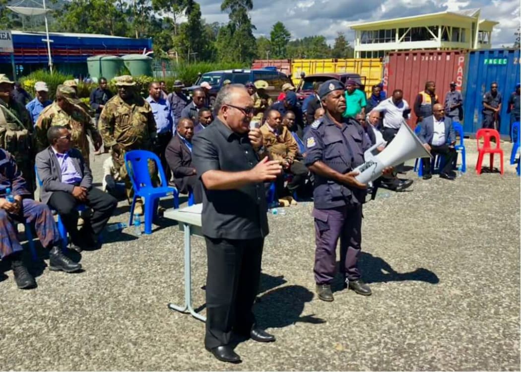 Papua New Guinea prime minister Peter O'Neill calls for calm amidst political unrest in the Southern Highlands.