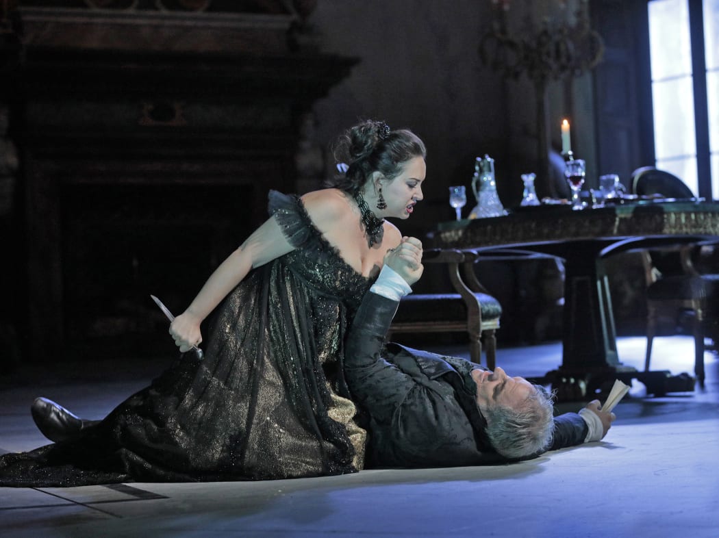 Scene from Tosca at Metropolitan Opera